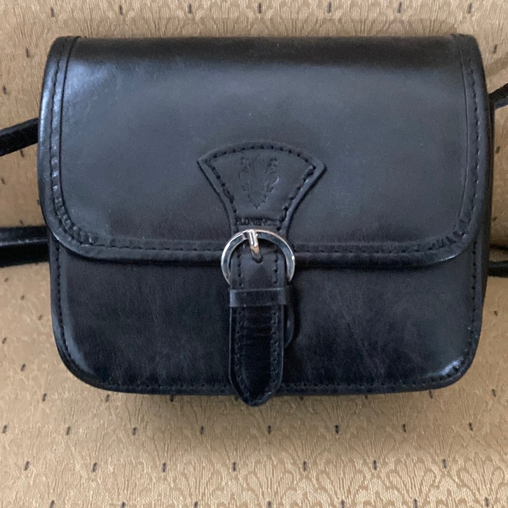 Italian leather crossbody bag
